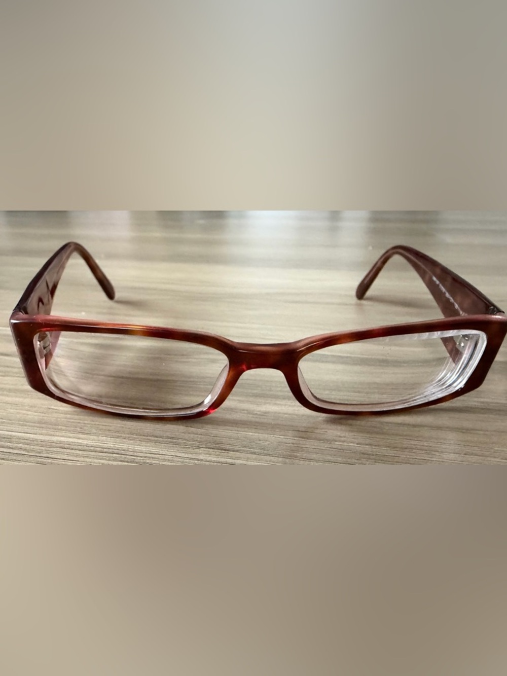 PRADA Pink Havana 51-16 Eyeglass Frames VPR 10F 3BA-1O1